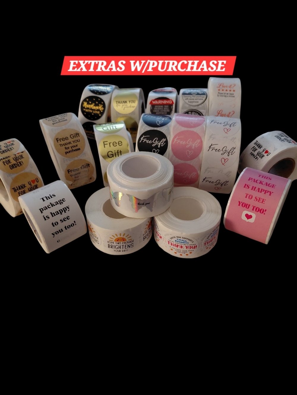 Choose One: Purchase Includes 3 - 10x13 Or 6x9 Random Polymailers